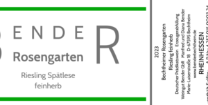 Riesling Spätlese feinherb