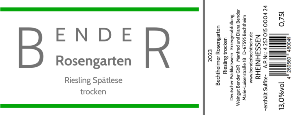 Riesling Spätlese trocken